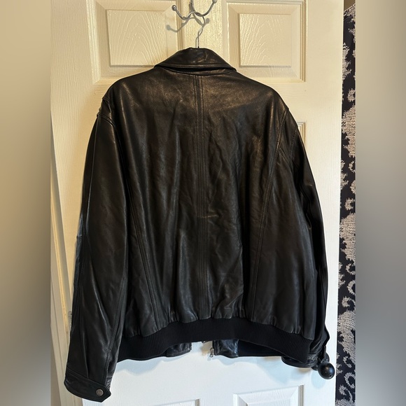 Robert Comstock Light Weight Leather Jacket XXL Men’s - Picture 12 of 15